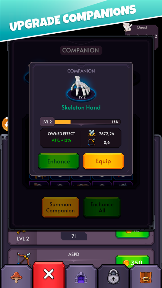 #3. Mushroom Adventure: Idle RPG (iOS) 由: MAD PIXEL
