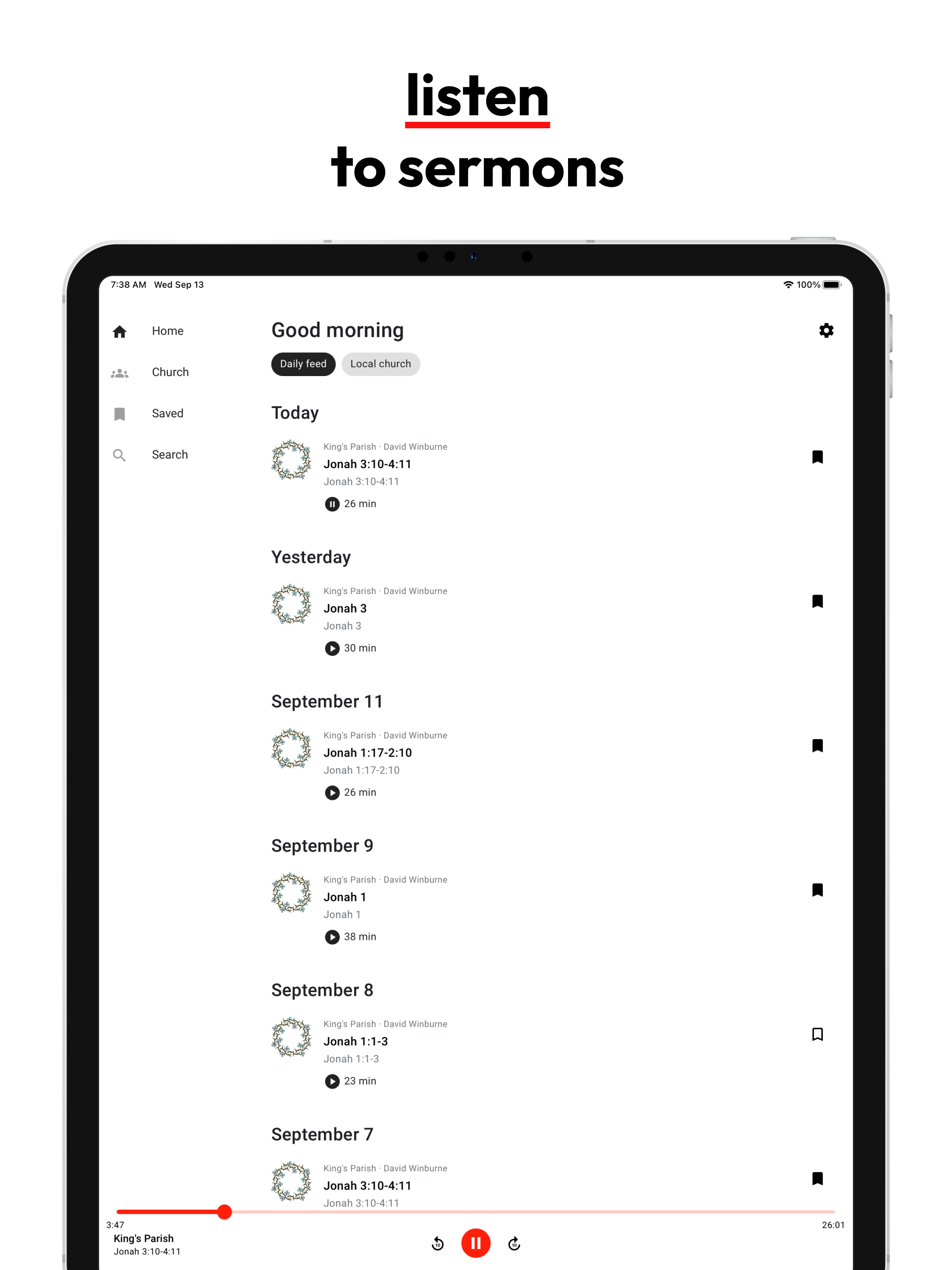 Zwiloo - Sermons