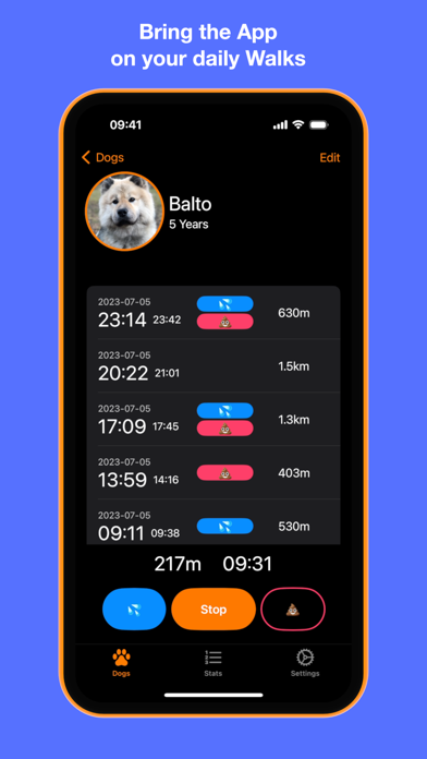 Screenshot #2 pour GoDogs - Track Dog Walks