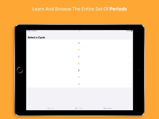 Cycles of Life iPad screenshot 3 - Reference app