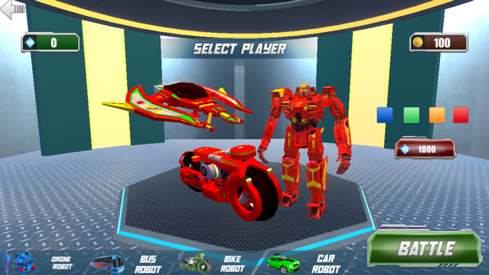 Multi Robot Transform Wars