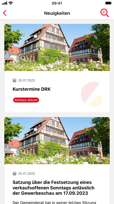 Gärtringen App Screenshot