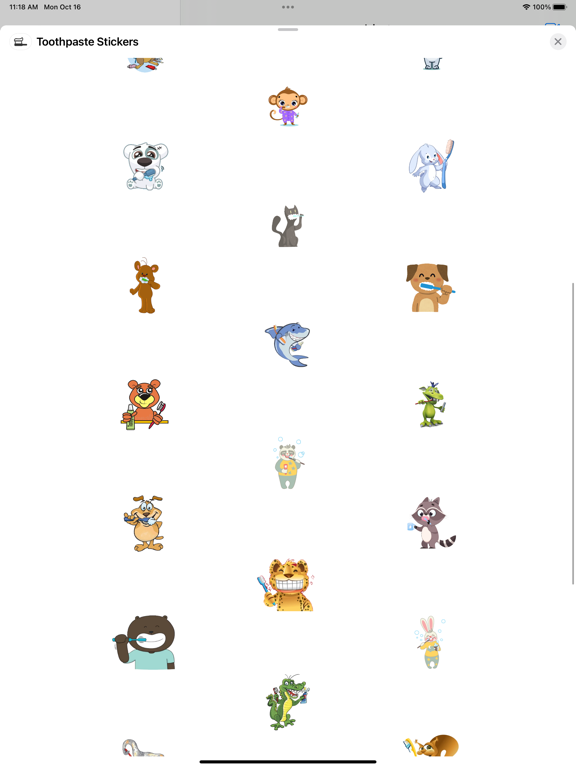 Screenshot #5 pour Toothpaste Stickers