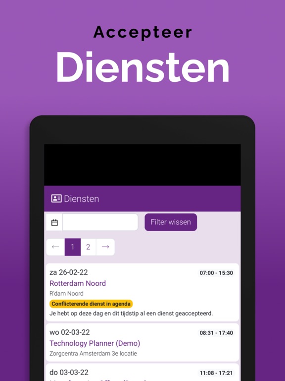 Screenshot #6 pour Inzet Zorgpersoneel