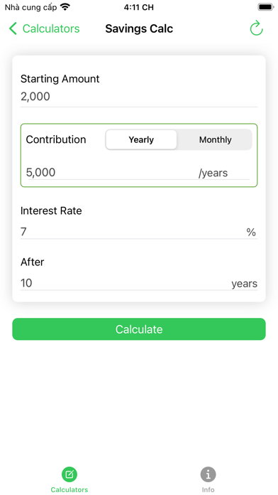 Savings Calculator: Plan, Goal Screenshot