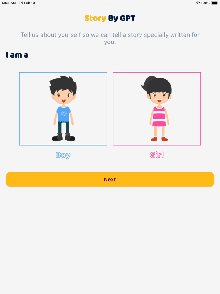 GPT Stories for Kids