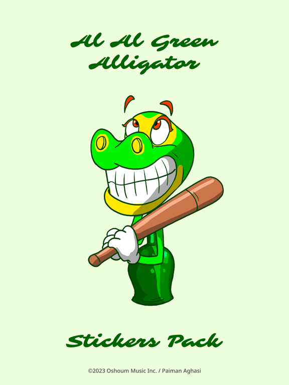 Screenshot #4 pour Al Al Green Alligator Stickers