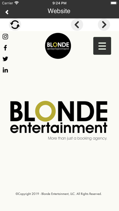 Blonde Entertainment Screenshot