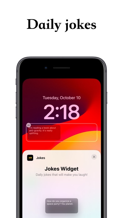 Joke Widget Screenshot