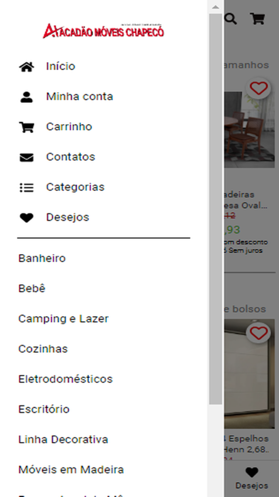 Atacadão Móveis Chapecó Screenshot