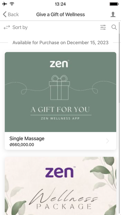 Zen Wellness Massage App Screenshot