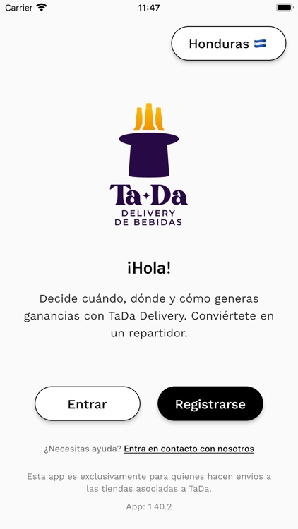 TaDa - Repartidor screenshot-4