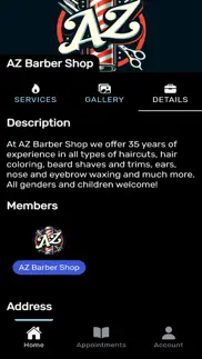 az barber shop iphone screenshot 3