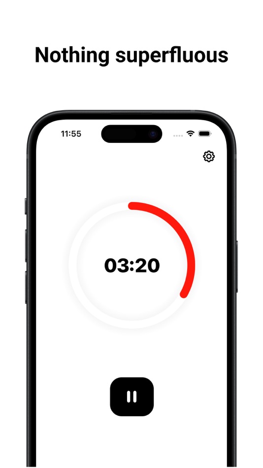 #3. WhiteFocus: timer & pomodoro (iOS) 由: Sergey Rozhkov