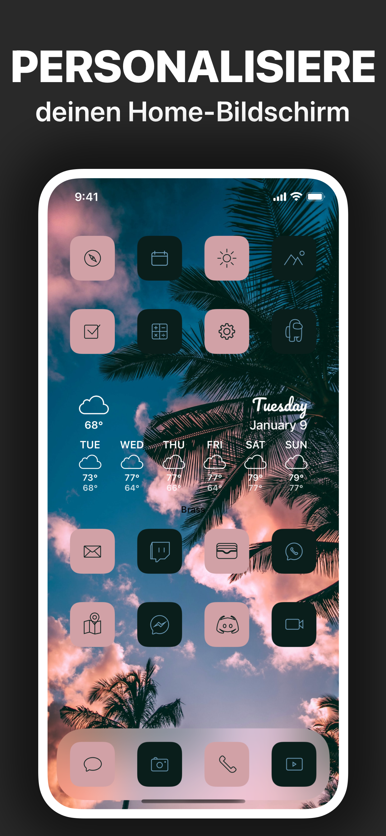 Brass - Eigene Icons & Widgets