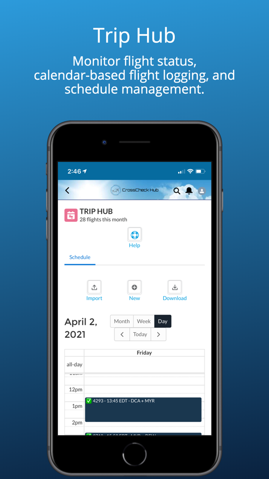 #4. CrossCheck Hub- Pilot Logbook (iOS) 由: CrossCheck Data Systems, INC.