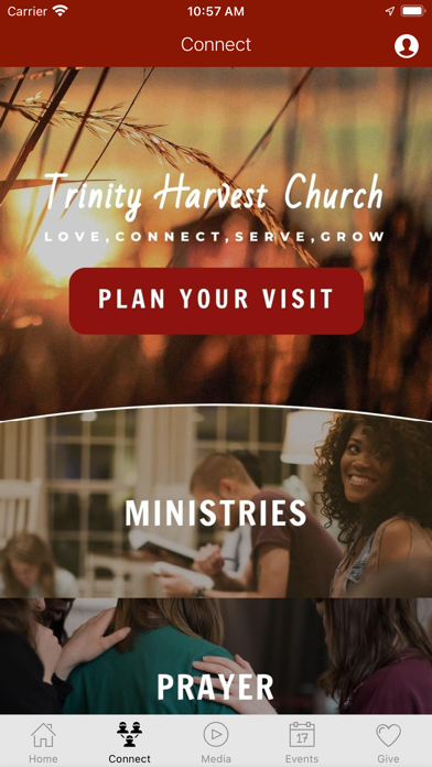 Trinity Harvest Church Screenshot