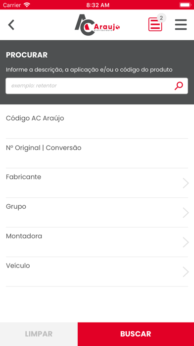 AC Araujo- Catálogo Eletrônico Screenshot