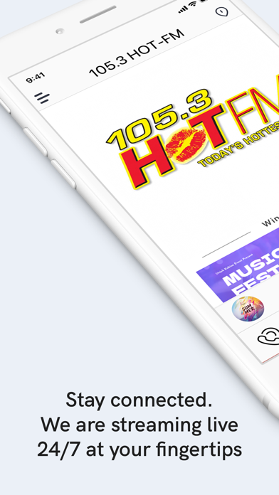 105.3 HOT-FM Screenshot