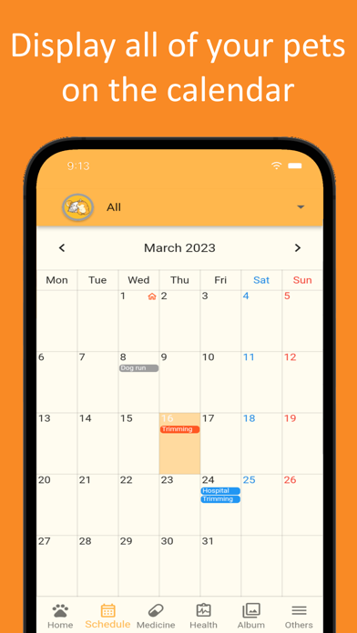 Pet care diary - pet care log Screenshot
