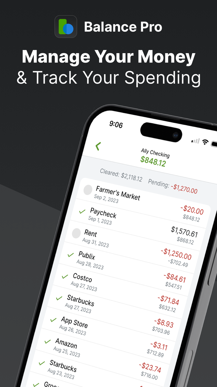 Balance Pro Money Management