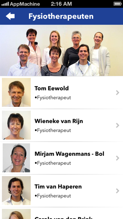 Fysiotherapie Woerden Screenshot