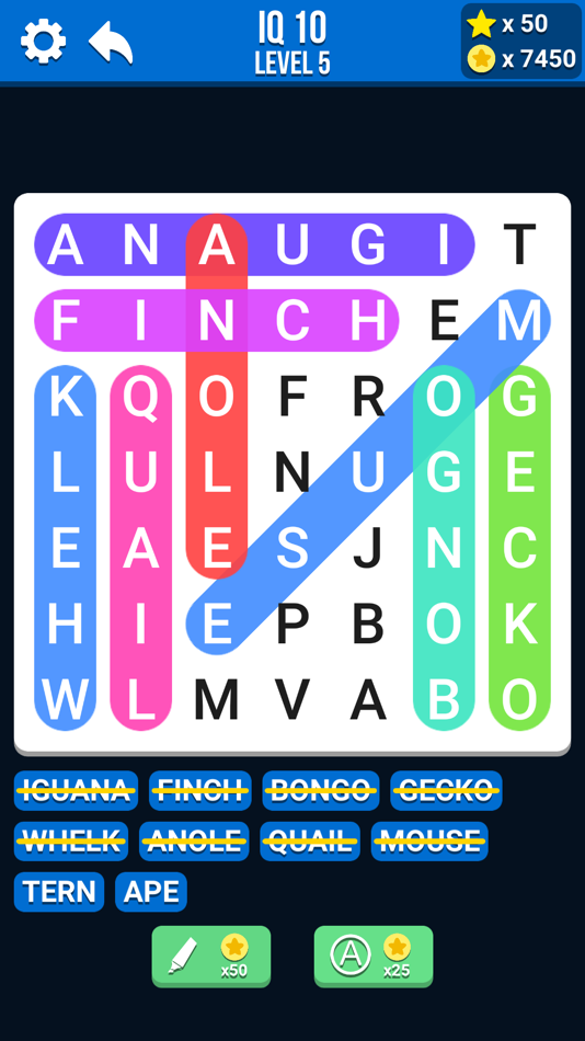 #4. Word Search IQ: Puzzle Games (iOS) 来自: Cool GamApp Limited