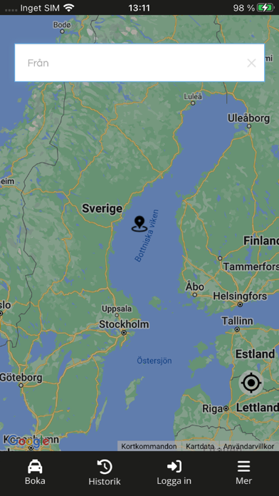 Screenshot #1 pour Sveataxi Skåne