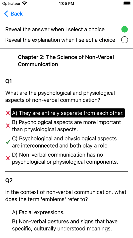 #2. Body Language Exam (iOS) Podle: Martin Tseng