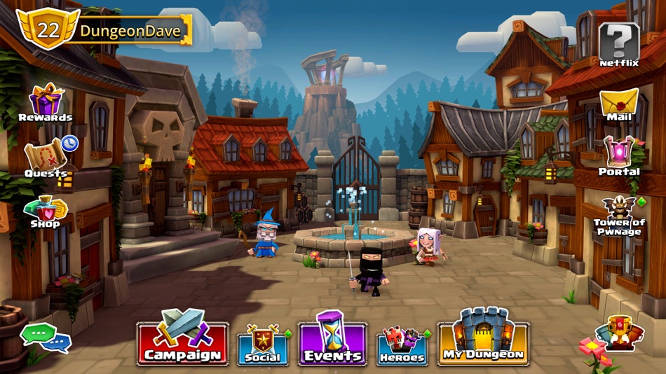 #5. Dungeon Boss: Respawned (iOS) От: Netflix, Inc.