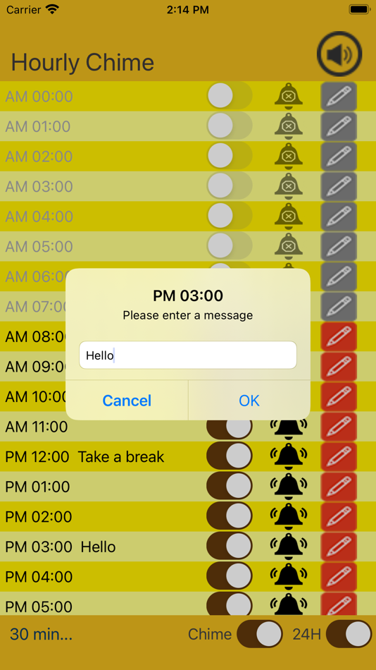 #2. Hourly Chime (iOS) 由: SYSCODE INTERNATIONAL INC.