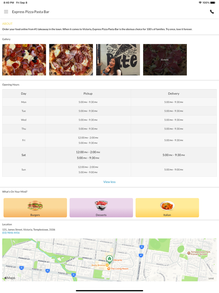 Express Pizza Pasta Bar