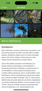 Palm Symptoms Key screenshot #5 for iPhone