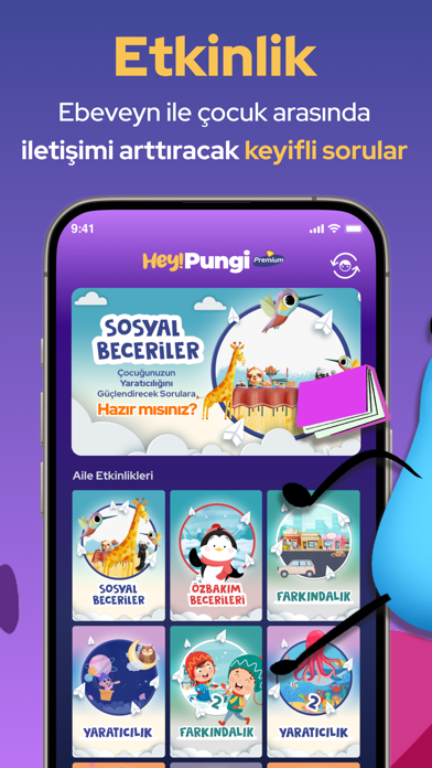 Screenshot #3 pour HeyPungi: Kitap & Eğitici Oyun