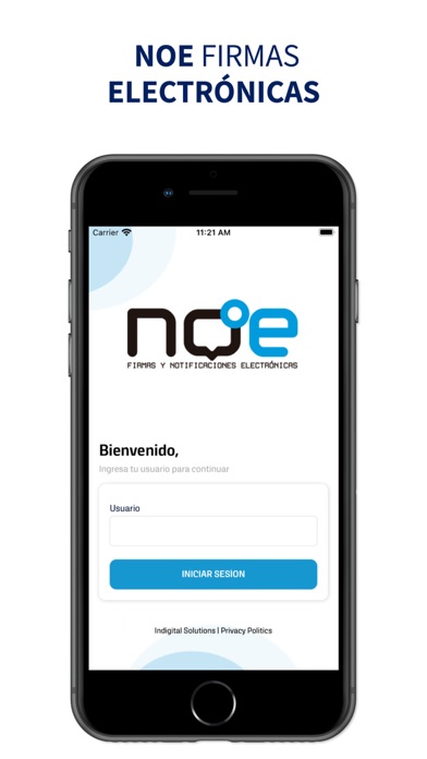 NOE - Firmas Electrónicas Screenshot