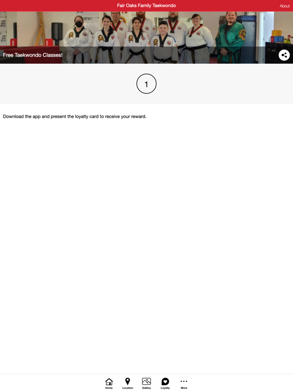 Fair Oaks Family Taekwondo iPad screenshot 3 - Sports app