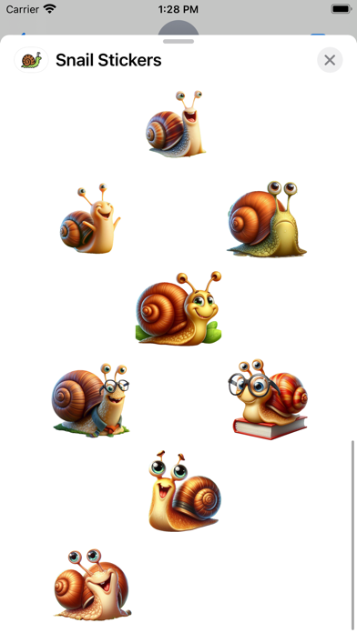 Screenshot #3 pour Snail Stickers