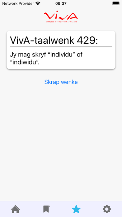 VivA-woordeboekapp Screenshot