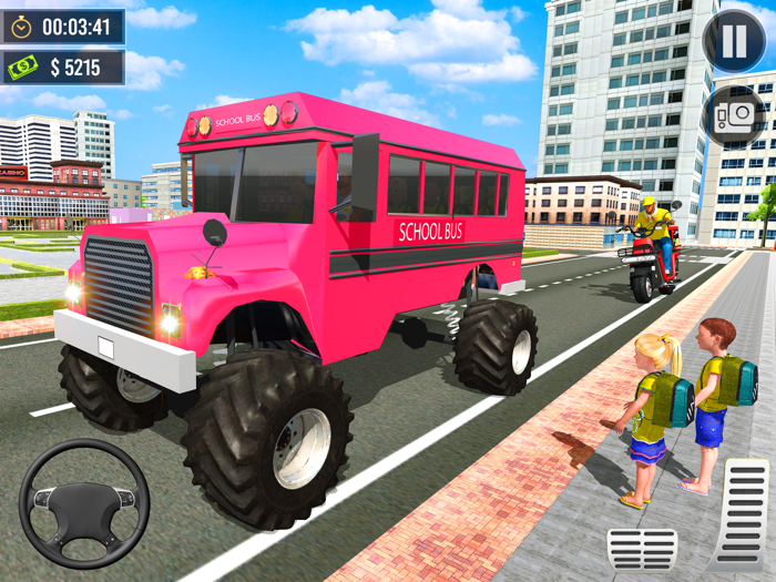 City School Coach Bus Drive 3D