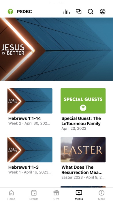 Palm Springs Dr Baptist Church Screenshot