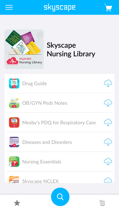 Skyscape Nursing Library Screenshot