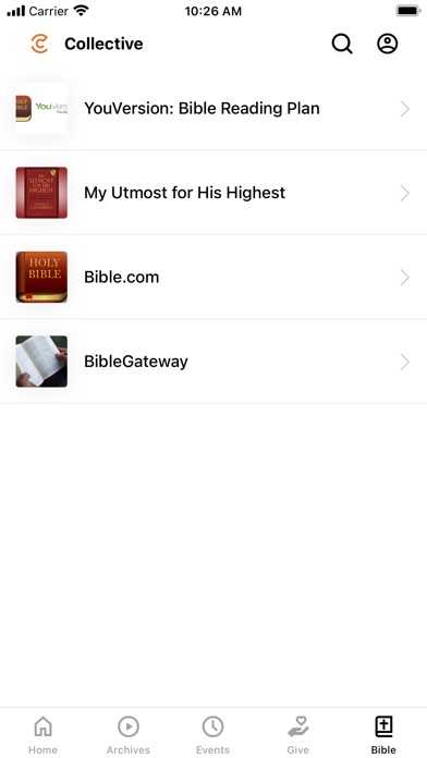 My Collective Church Screenshot