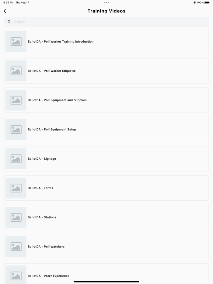 BallotDA Poll Worker App