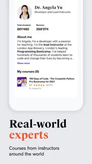 udemy online video courses iphone screenshot 3