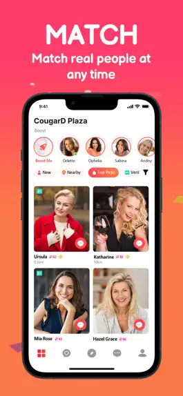 Game screenshot Cougar Dating App - CougarD hack
