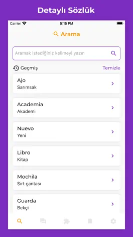 Game screenshot İspanyolca - Türkçe Kelimeler apk