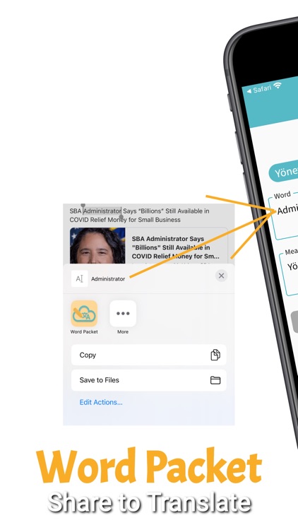 WordPacket: Share to Translate