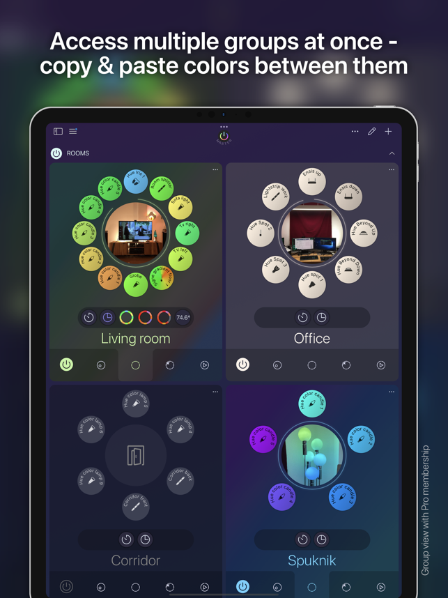 ‎iConnectHue for Philips Hue Screenshot