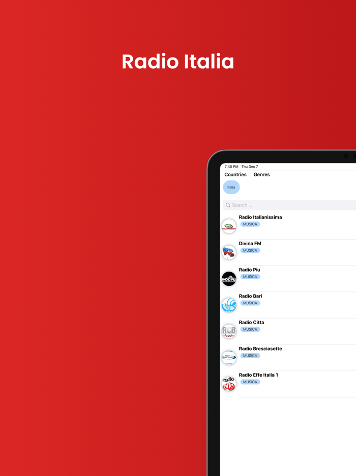 Italian Radio Stations FM