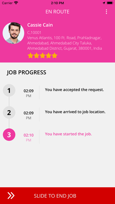 ProBeautician Provider Screenshot